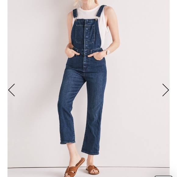 Lucky Brand Bridget Crop Flare Overall - Picture 1 of 8